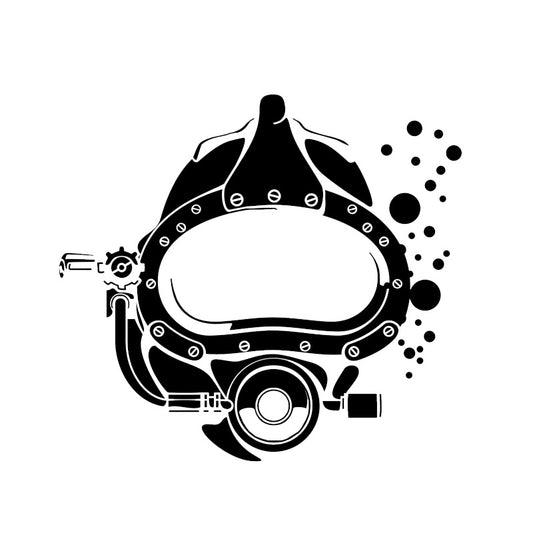 16.6*15.1CM Funny Scuba Diver Diving Mask Silhouette Car Stickers Vinyl Decor Accessories C12-0715
