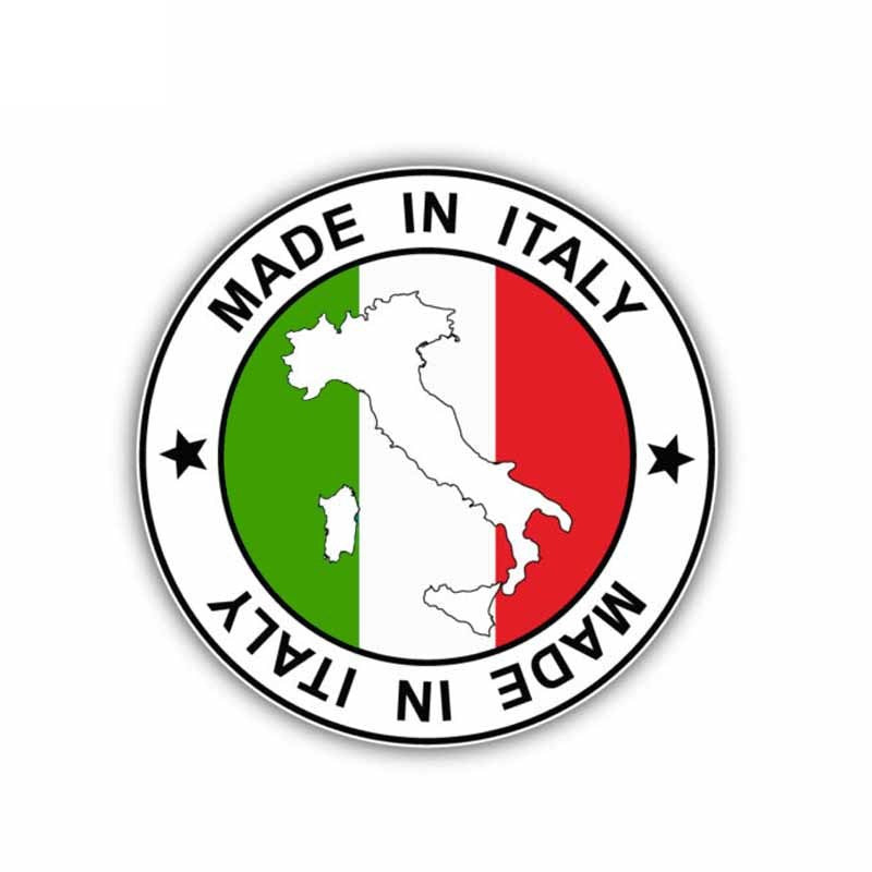 10.9CM*10.9CM Personality Made In Italy Map Decal Car Sticker Flag Car Accessories