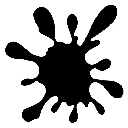 16.4X16.4CM Paint Stain Funny Scratch Occlusion Vinyl Decal Car Bumper Sticker C25-0420