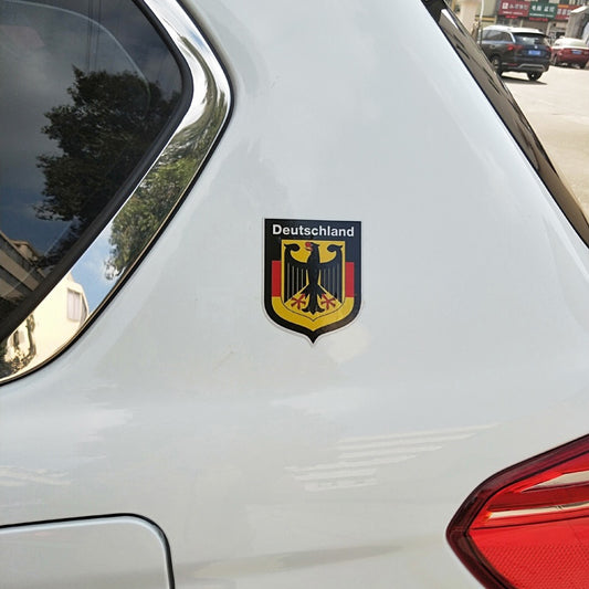 10.5CM*8.4CM German Shield Deutschland Sticker Car Flag Decal Car Sticker