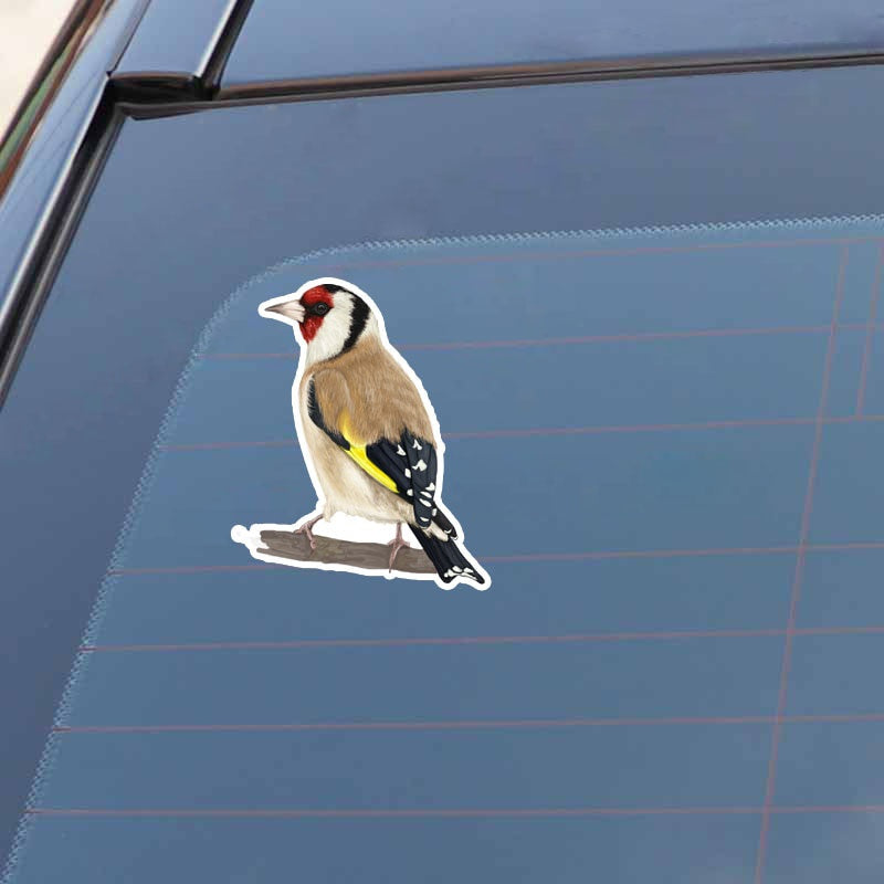 10.8*14.2CM Cute Creative Birds Decor Car Sticker Accessories Personalized Bumper Car Window