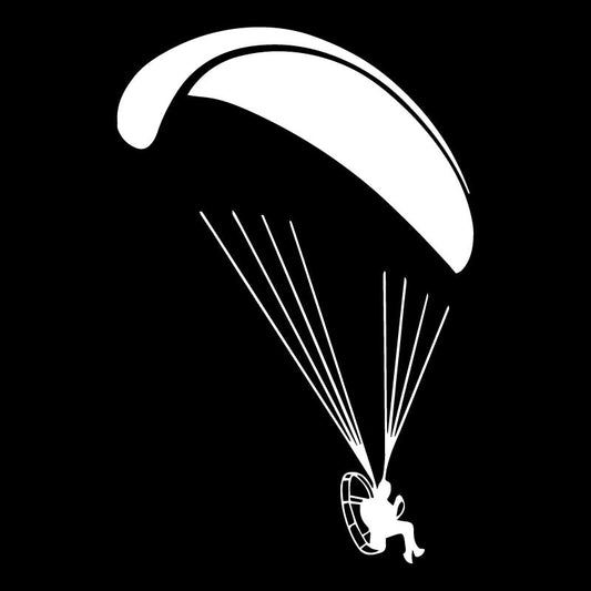 12CM*17.9CM Paramotor flyer Paramotorist Motorparaplan Fashion Decor Car Sticker Vinyl Car Styling Decal C31-0326