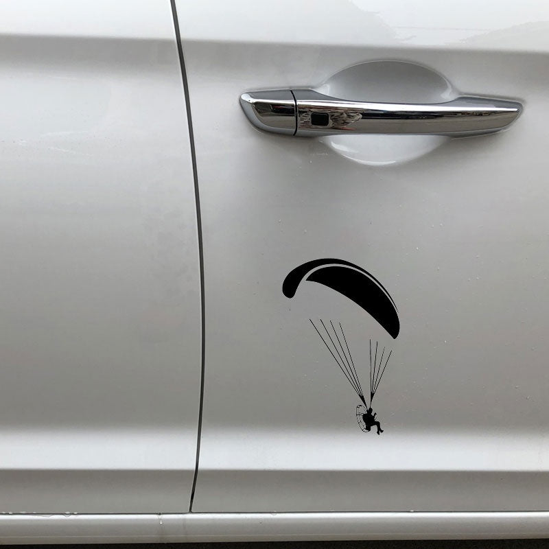 12CM*17.9CM Paramotor flyer Paramotorist Motorparaplan Fashion Decor Car Sticker Vinyl Car Styling Decal C31-0326
