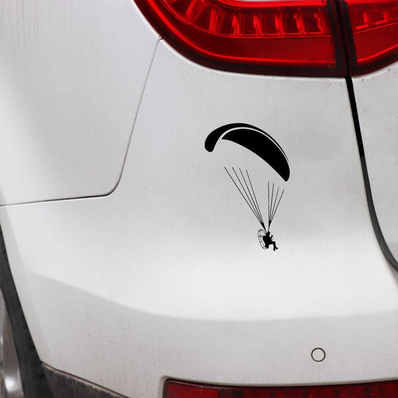 12CM*17.9CM Paramotor flyer Paramotorist Motorparaplan Fashion Decor Car Sticker Vinyl Car Styling Decal C31-0326