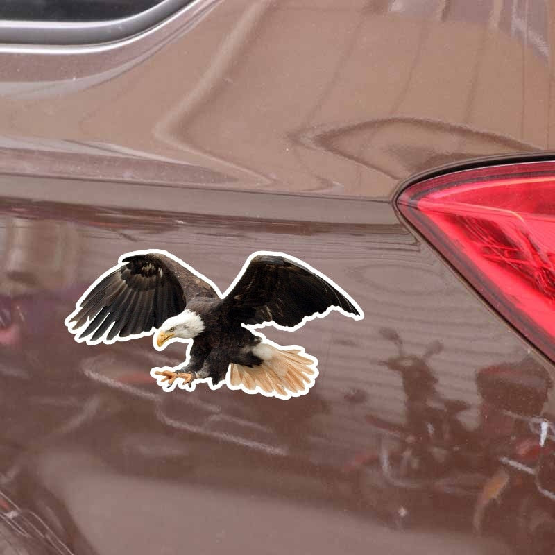 17.7CM*9.2CM  Flying Fierce Eagle PVC High Quality Car Sticker