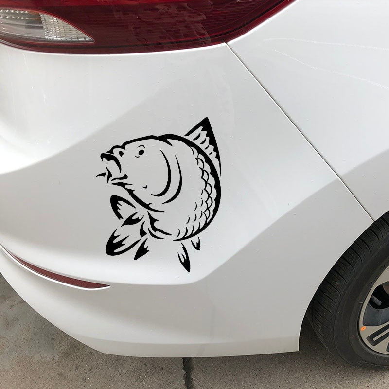12.3*15.2CM Marine Animal Fish Funny Car Sticker Fashion Car Styling Decoration Accessories C4-0794