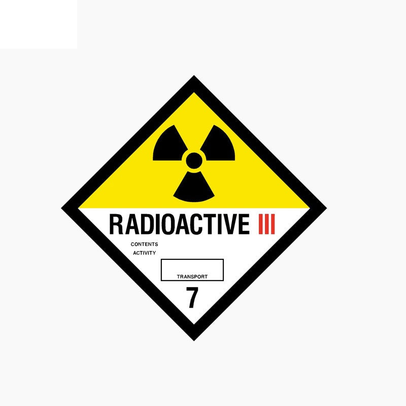 10CM*10CM RADIOACTIVE Car Sticker  Car Window Personality Decal
