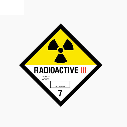 10CM*10CM RADIOACTIVE Car Sticker  Car Window Personality Decal