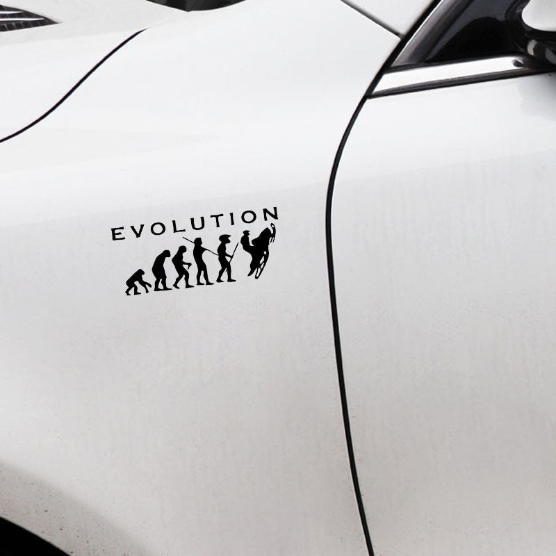 15.5cm*6.4cm Evolution Snowmobiles Fashion Decor Car Sticker Vinyl Decor Decal S4-0058