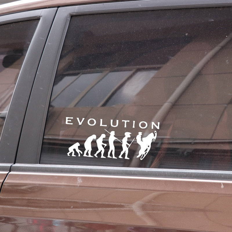 15.5cm*6.4cm Evolution Snowmobiles Fashion Decor Car Sticker Vinyl Decor Decal S4-0058