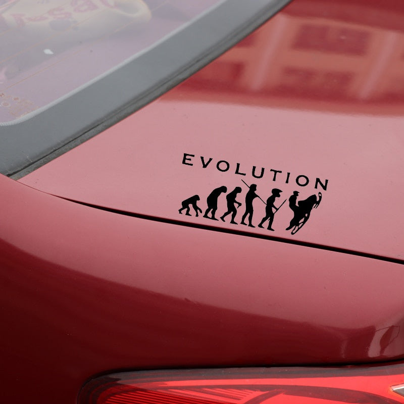 15.5cm*6.4cm Evolution Snowmobiles Fashion Decor Car Sticker Vinyl Decor Decal S4-0058