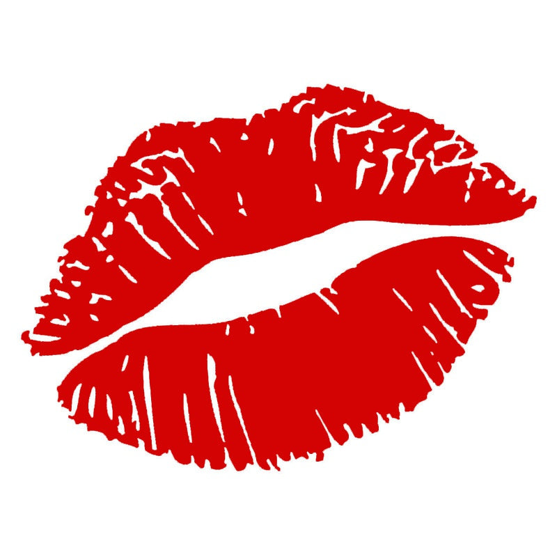 10*7.5CM Kiss Marks Fuel Cap Decals Car Styling Decoration Vinyl Stickers Accessories C4-0932