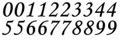 Letter Caps Lowers Numbers Vinyl Decal A to Z A - Z Stickers Alphabet Craft DIY