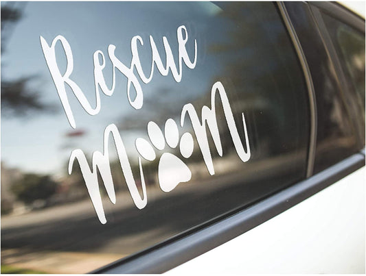 4"x5" Cute Car Decals Sticker Truck Bumper Window Pet (Dog Mom)