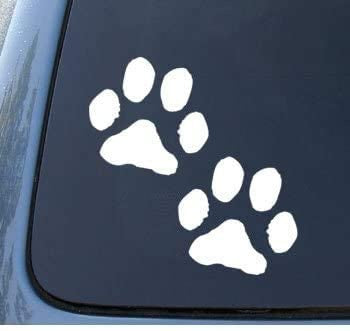6" Tall PAW PRINTS - Puppy Dog - Car, Truck, Notebook, Vinyl Decal Sticker