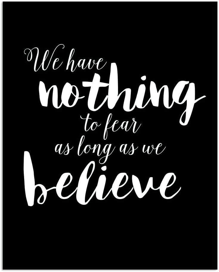 8"x10"x6 Panels No Frame Wall Art Posters Inspirational Quotes Wall Decor for Living Room Bedroom