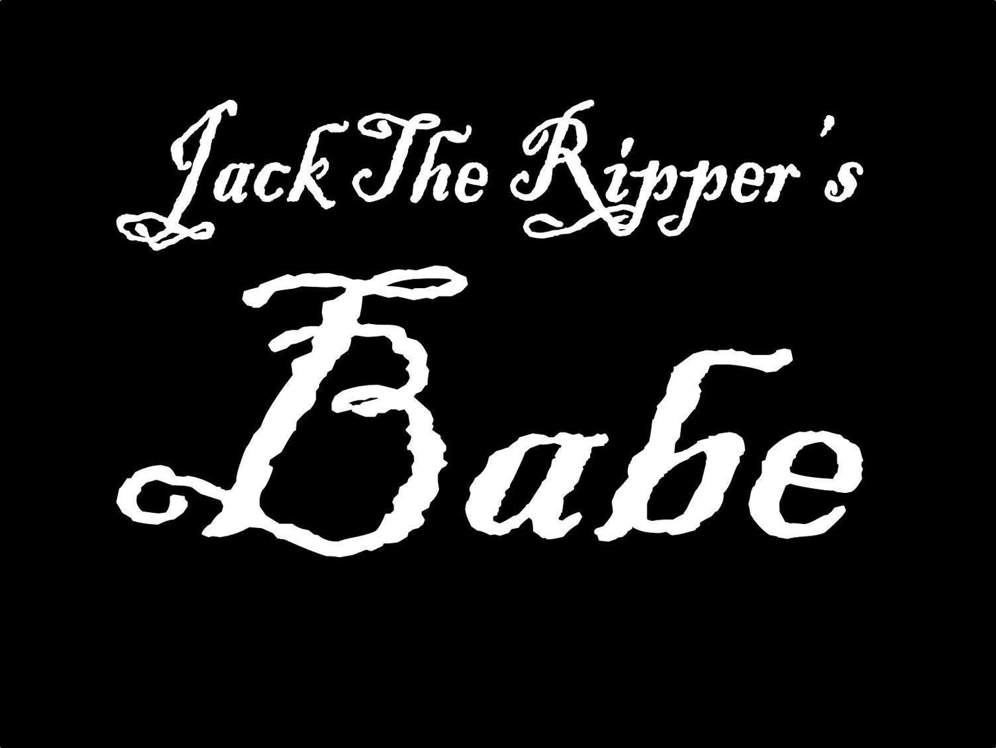 6"x3.75" Jack The Ripper Babe Decal Sticker for Car Truck SUV Van Window Mirror art