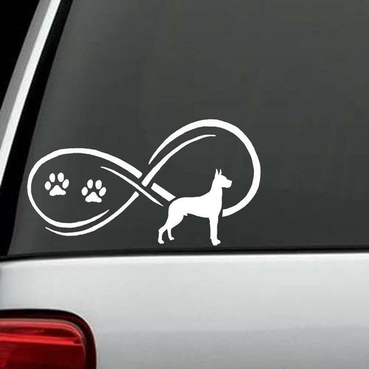 7"x3.75" Great Dane DOG Decal Sticker Car Truck SUV Van