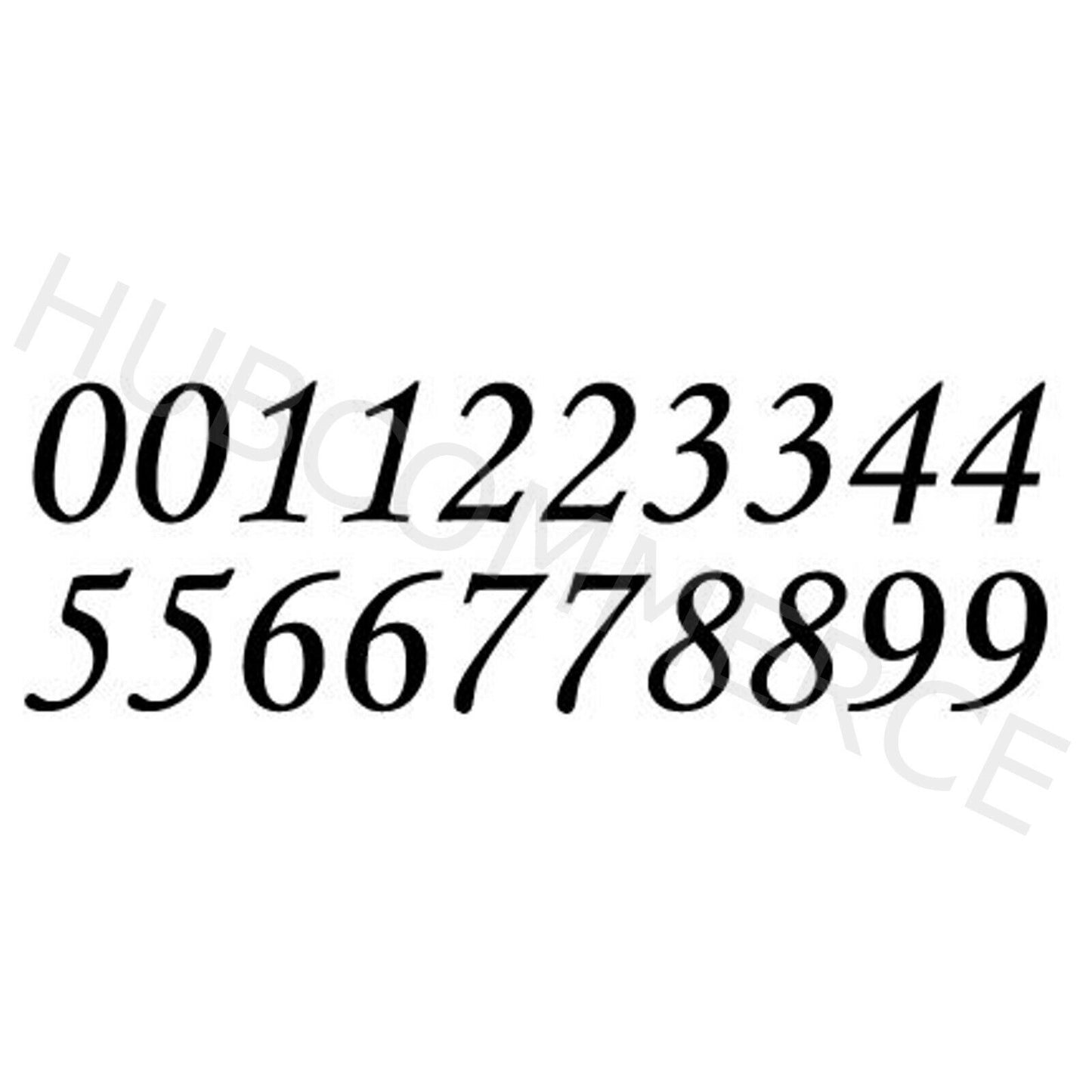 Letter Number Vinyl Decal A to Z A - Z 0-9 Stickers Alphabet Glass Mug Craft Wall