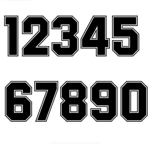 Racing Number Helmet Decals Car Sticker Funny Vinyl Decals Motorcycle Accessories Stickers