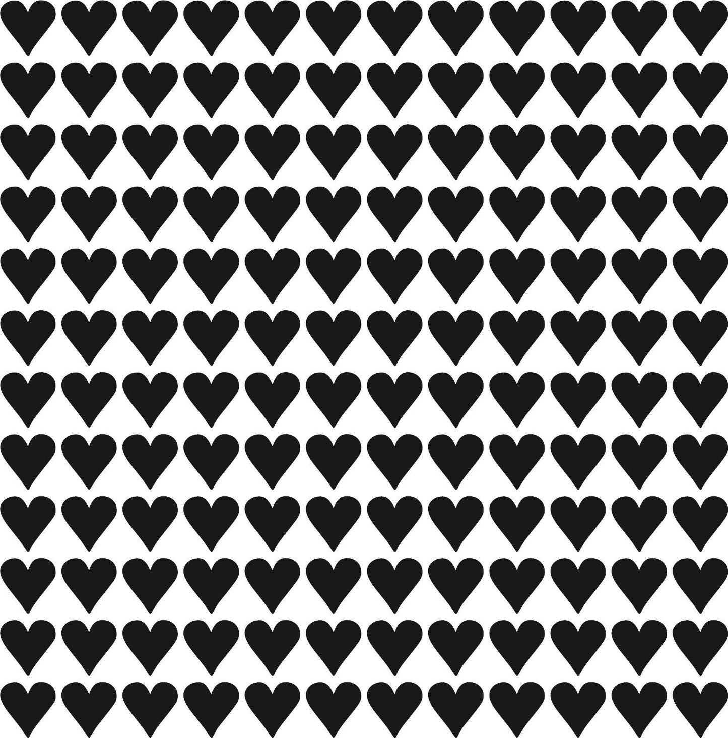 144 X Heart Shape Vinyl Stickers 10mm Self Adhesive Peel and Stick Wedding Decal