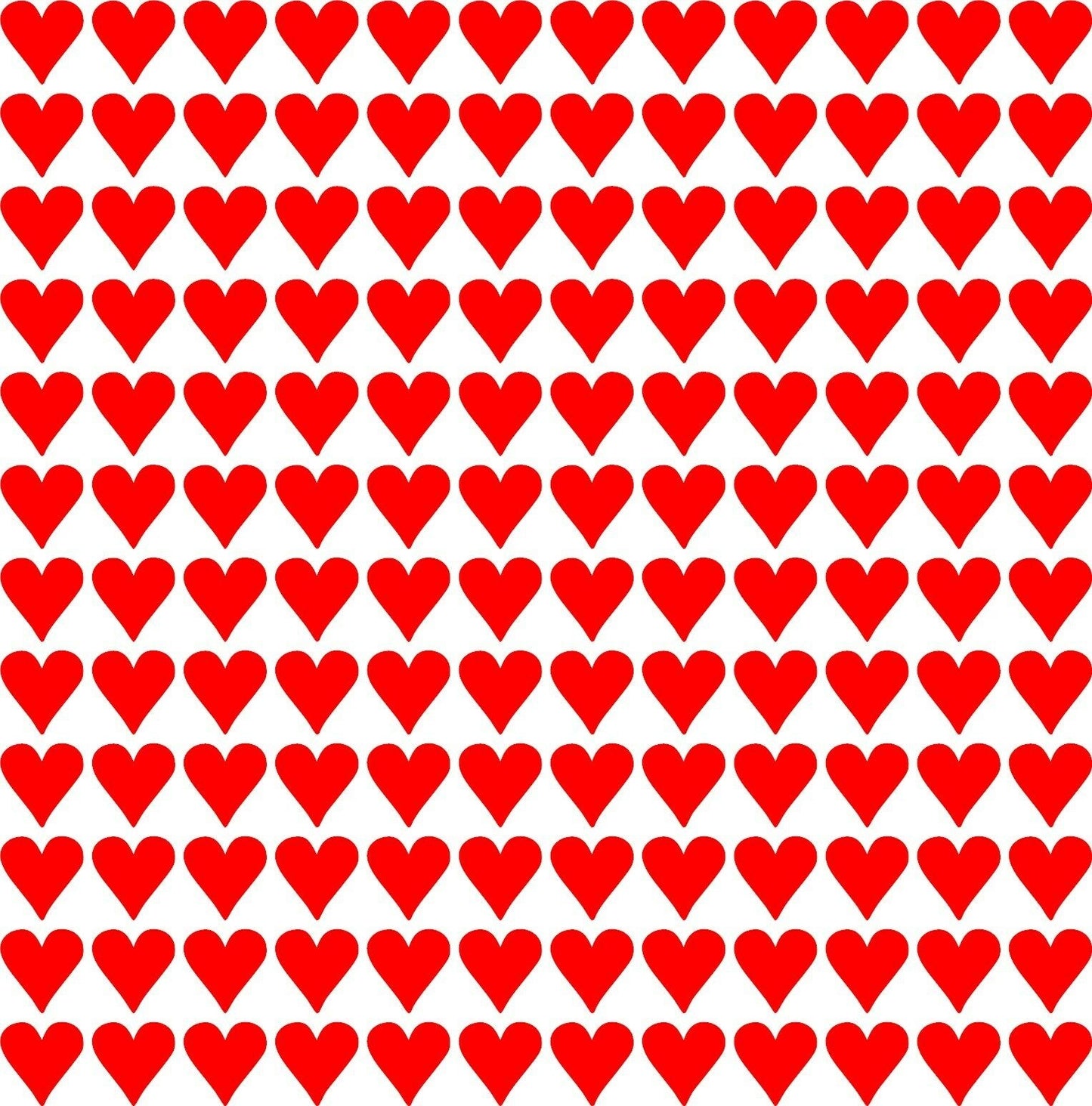 144 X Heart Shape Vinyl Stickers 10mm Self Adhesive Peel and Stick Wedding Decal