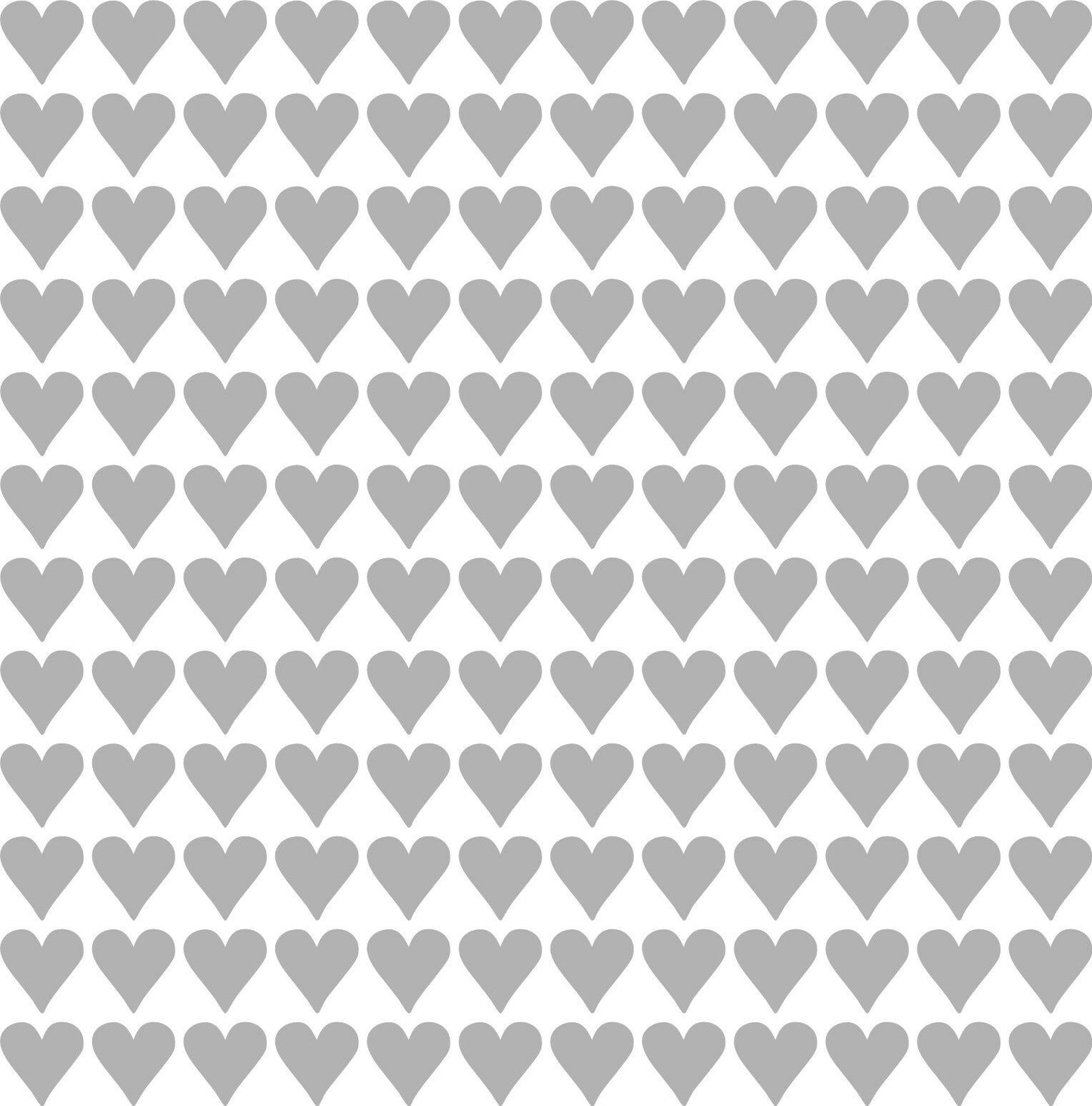 144 X Heart Shape Vinyl Stickers 10mm Self Adhesive Peel and Stick Wedding Decal