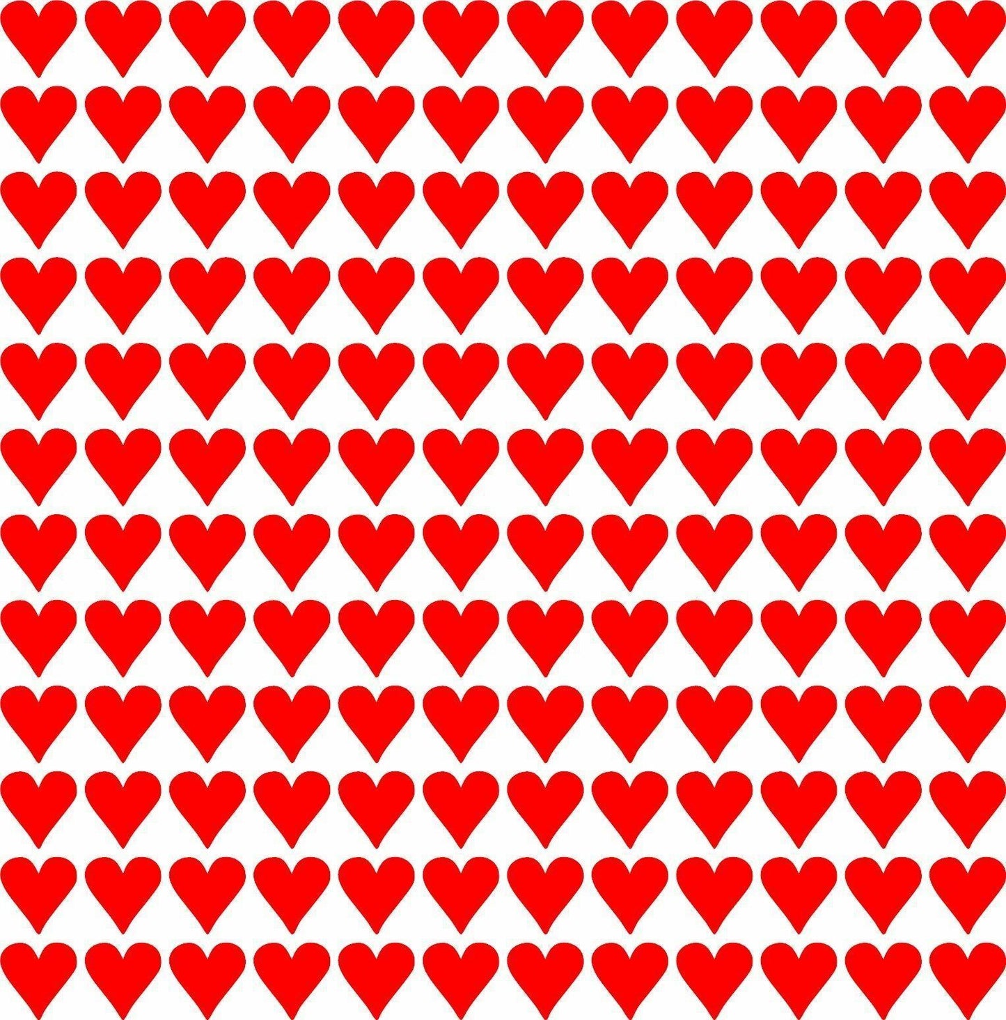 144 X Heart Shape Vinyl Stickers 10mm Self Adhesive Peel and Stick Wedding Decal
