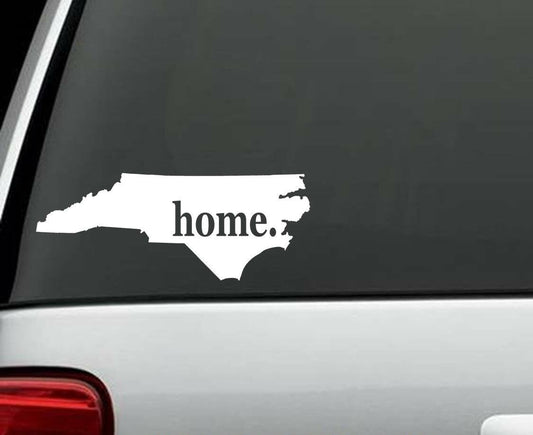7" Long NORTH CAROLINA HOME STATE Decal Sticker Car Truck SUV Van LAPTOP MIRROR