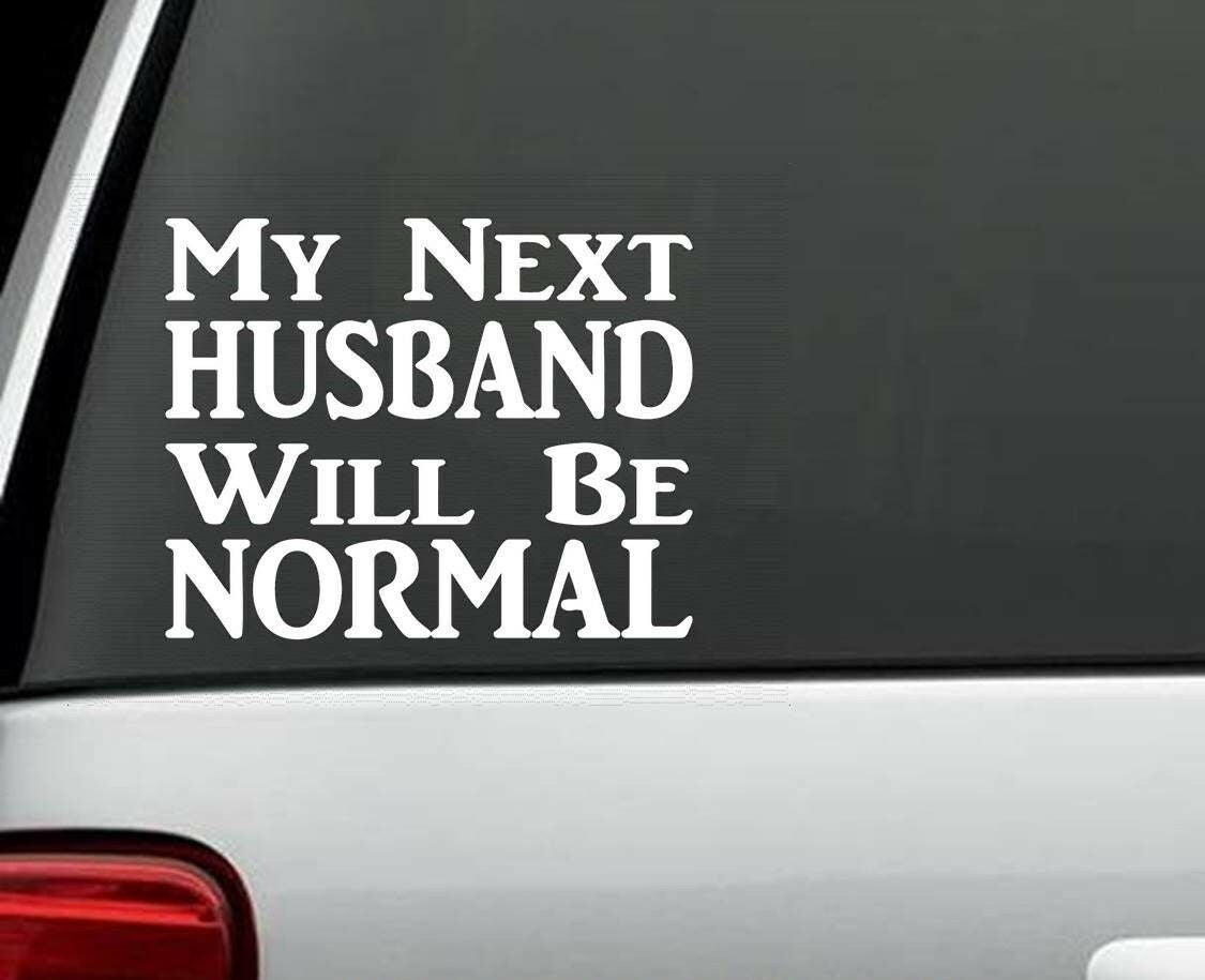 6.25"X 5" Funny HUSBAND Decal Sticker Car Truck SUV Van Laptop Wall Boat Trailer
