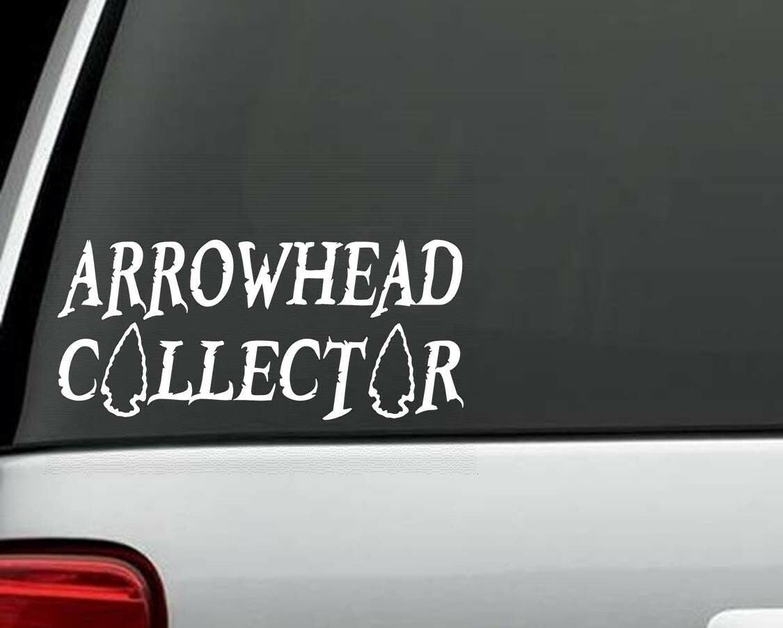 7" Long x 3" Tall ARROWHEAD COLLECTOR DECAL STICKER Car Truck SUV VAN LAPTOP WALL ART