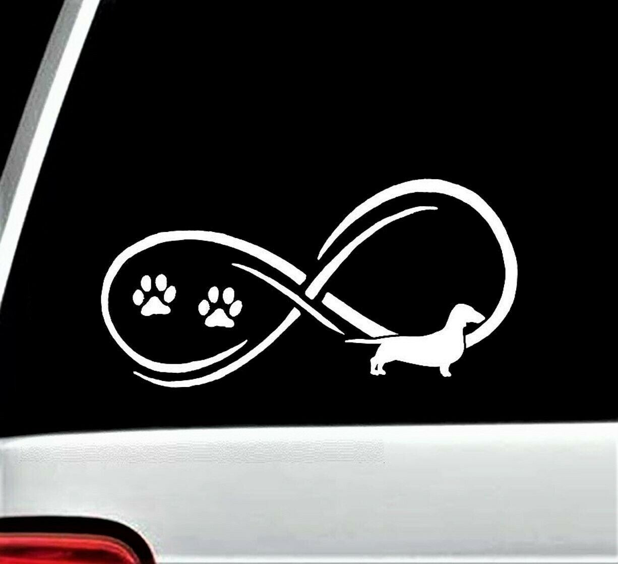 7" x 3.5" Dachshund Doxie Decal Sticker Car Truck SUV Van Laptop Wall