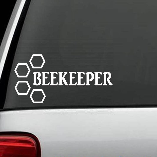 8"x4" Bee Keeper Beekeeper Decal Sticker Car Truck SUV Laptop Surface Smoker Art