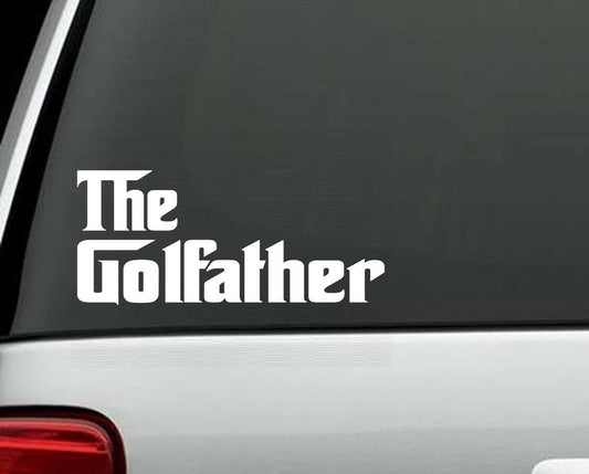 6.5" Long Funny Golf Decal Sticker for Car Truck SUV Van Golf Cart Driver Putter Bag