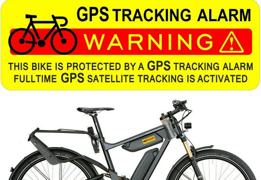 80mm*40mm GPS Tracking Alarm Warning Sticker Bicycle Bike Theft Prevention Security