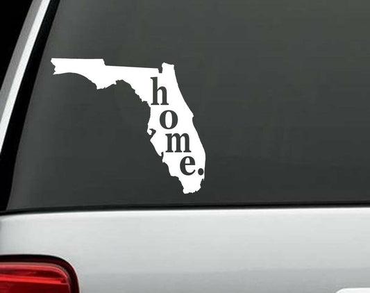 5" x 5.25" FLORIDA HOME STATE Decal Sticker Car Truck SUV Van LAPTOP MIRROR GATOR ART