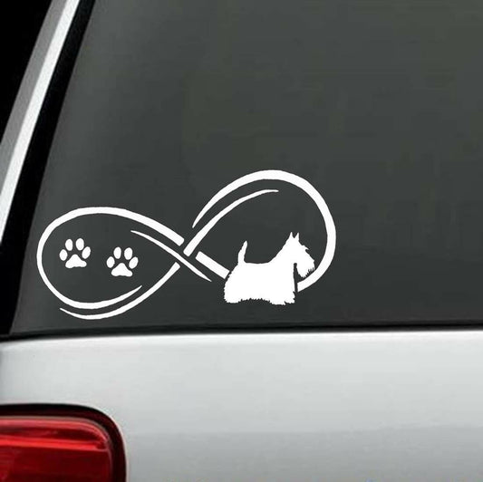 7" x 3.5"Scotty Scottish Terrier Dog Decal Sticker Car Truck SUV Laptop