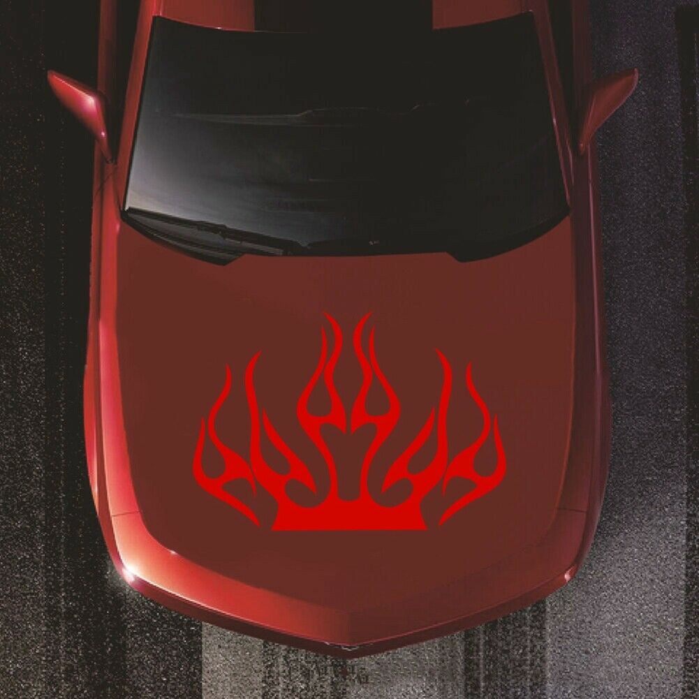 1x Car Truck SUV Hood Side Body Vinyl Flames Graphics Decal Emblem Sticker DIY