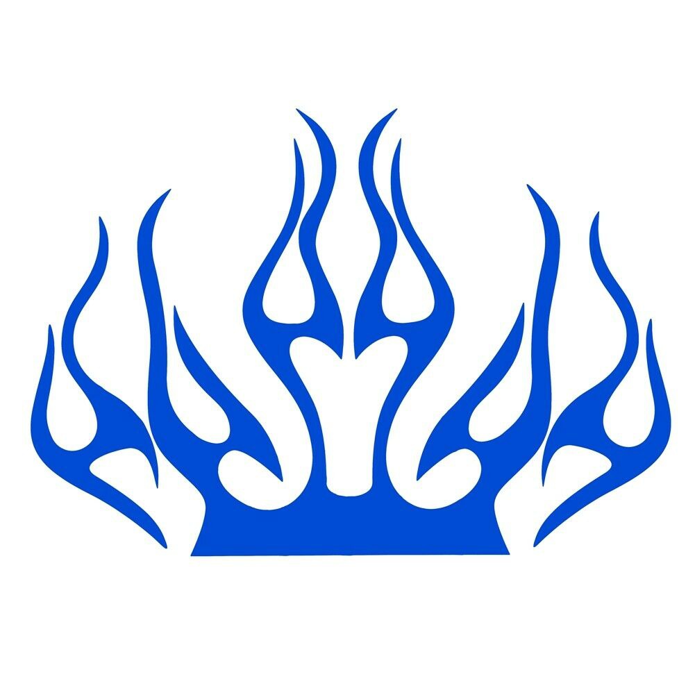 1x Car Truck SUV Hood Side Body Vinyl Flames Graphics Decal Emblem Sticker DIY