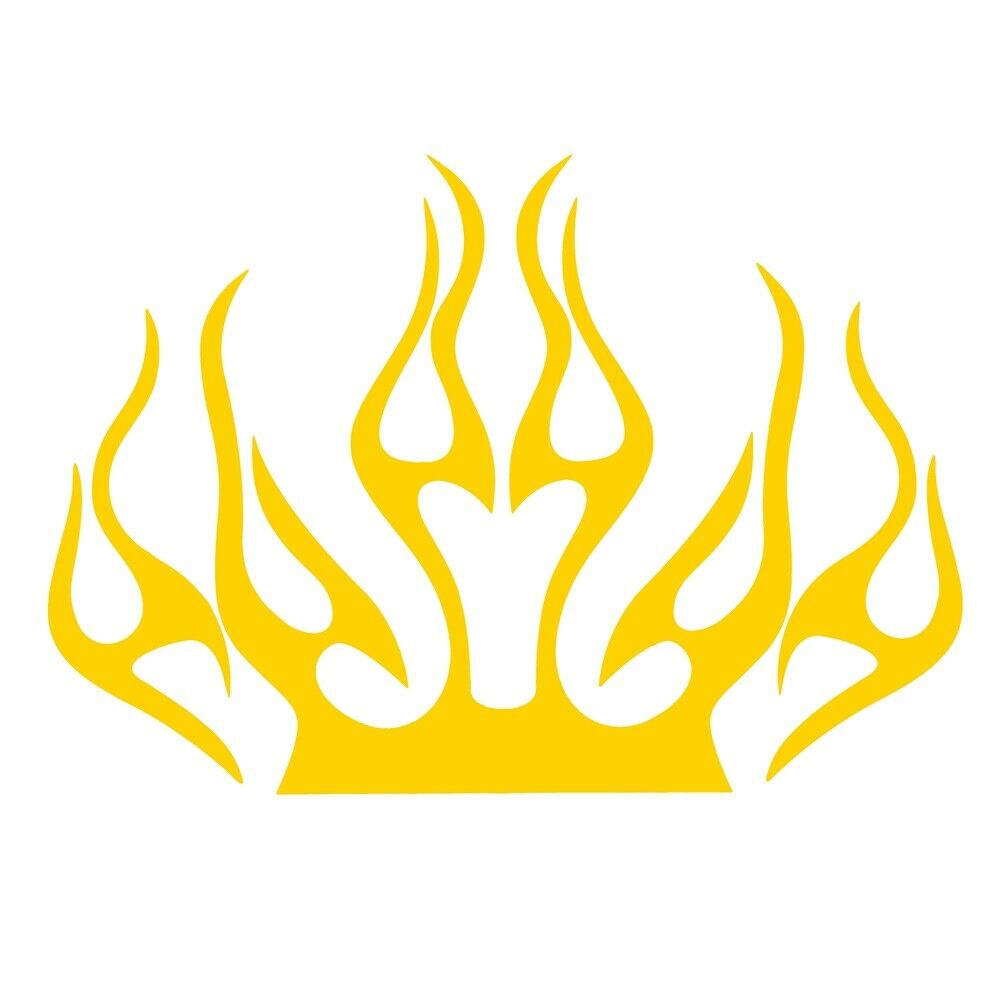1x Car Truck SUV Hood Side Body Vinyl Flames Graphics Decal Emblem Sticker DIY