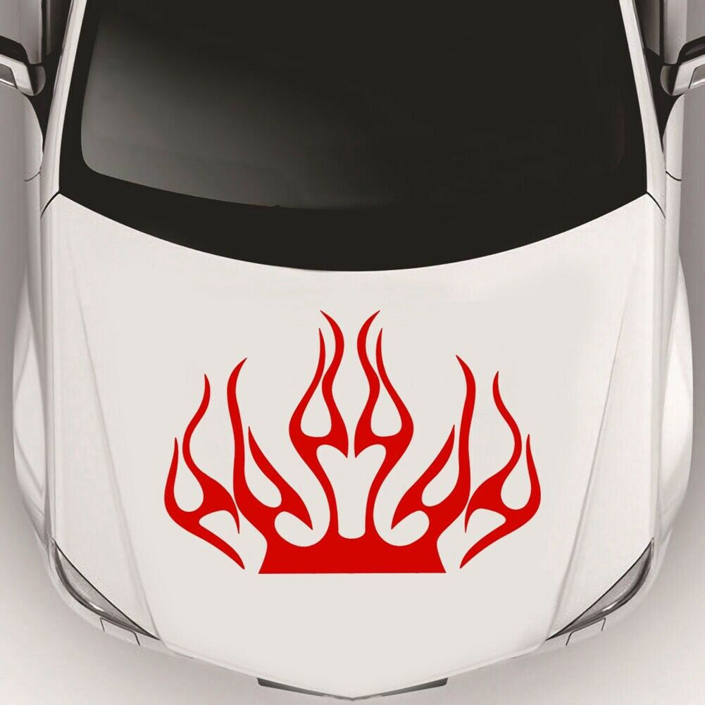 1x Car Truck SUV Hood Side Body Vinyl Flames Graphics Decal Emblem Sticker DIY