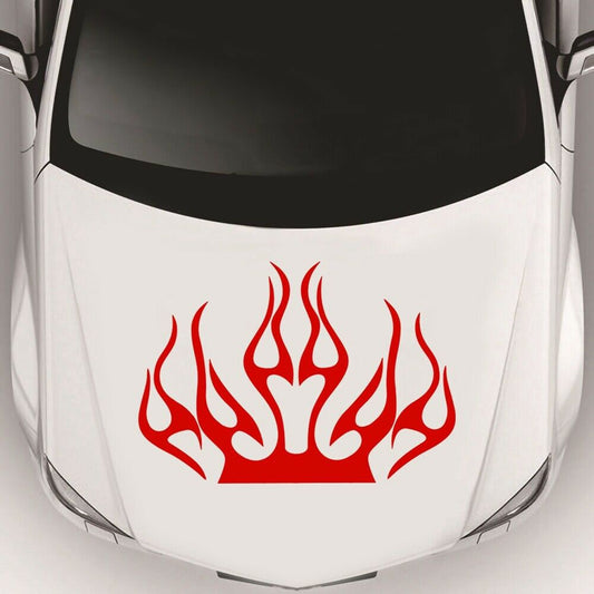 1x Car Truck SUV Hood Side Body Vinyl Flames Graphics Decal Emblem Sticker DIY