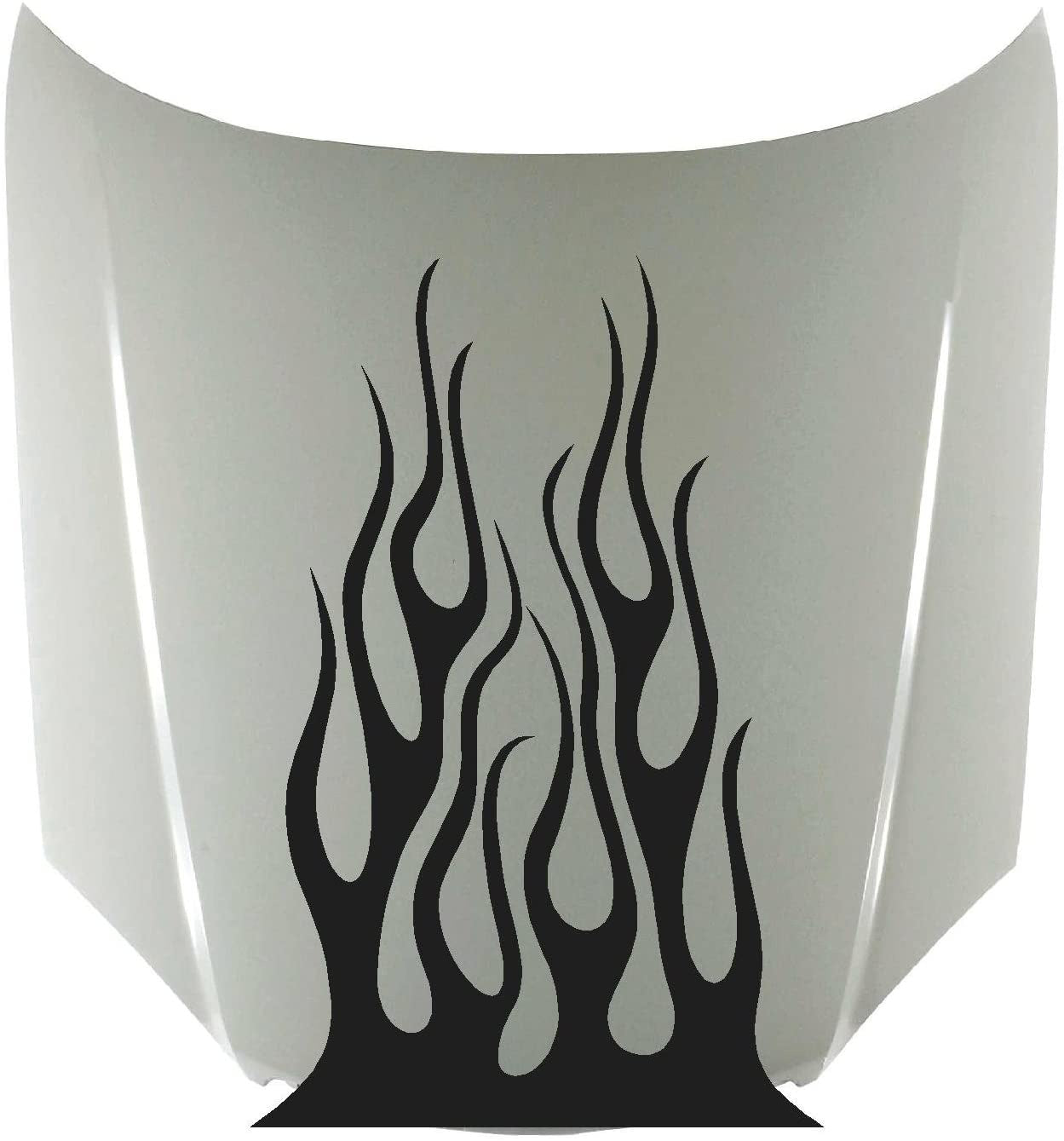 30" Tall Tribal Flame Fire Car Decals Hood Decal Vinyl Sticker Auto Decor Graphic Stickers