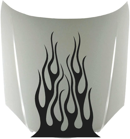30" Tall Tribal Flame Fire Car Decals Hood Decal Vinyl Sticker Auto Decor Graphic Stickers