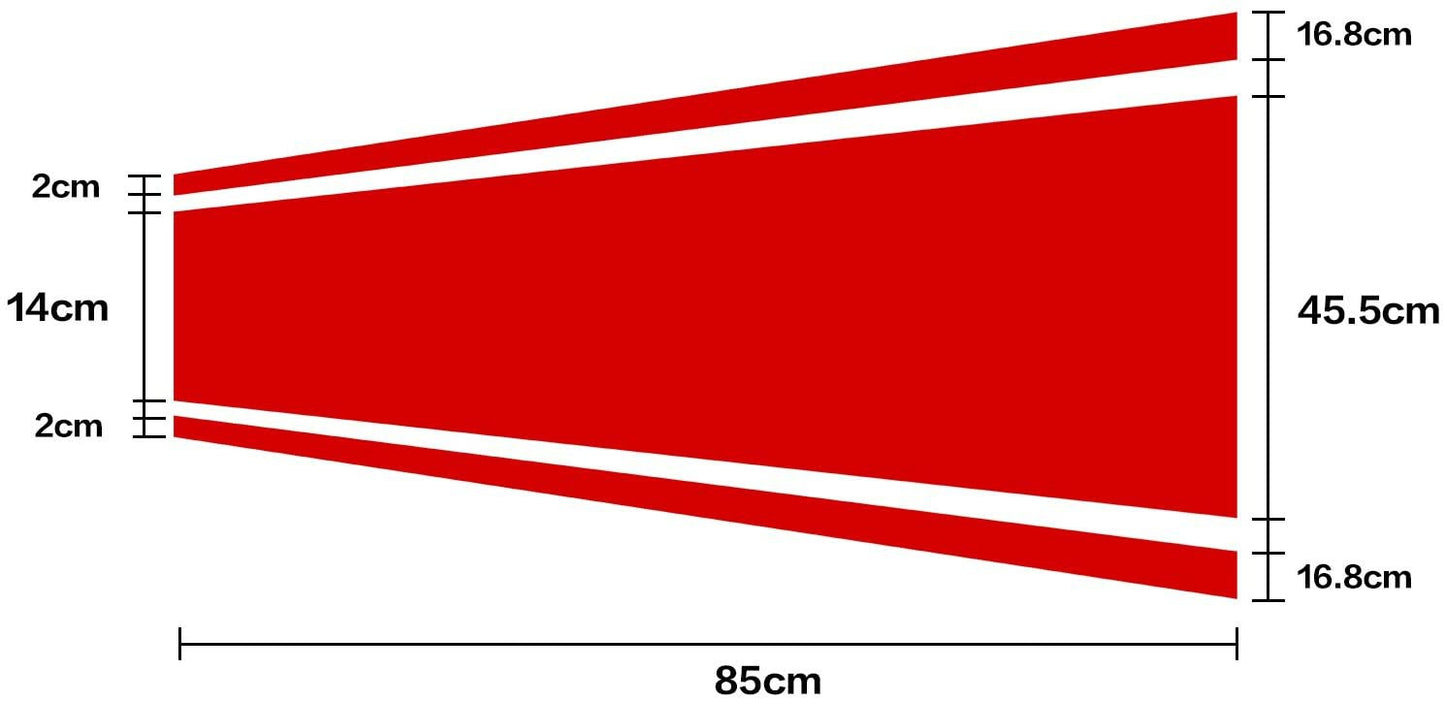 Car Hood Decal Sticker Universal Hood Racing Body Side Vinyl Modified Stripe Exterior Decal Decoration Red