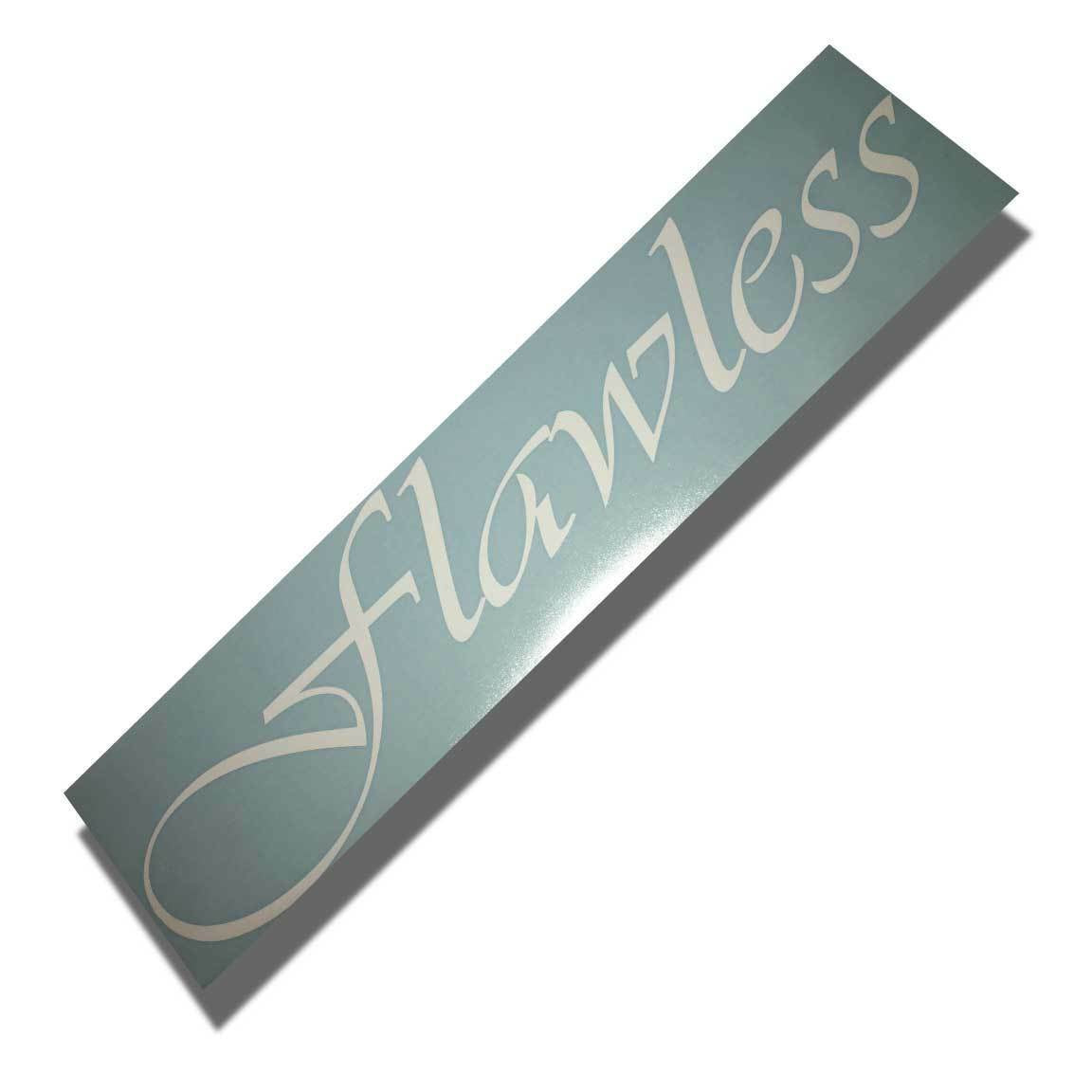 Flawless Windshield Banner 8"x33", JDM Car Decal Sticker