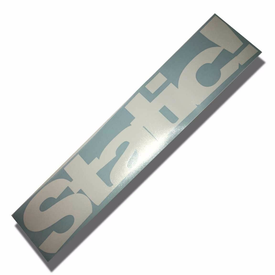 Static! Windshield Banner Decal Sticker 6x28"
