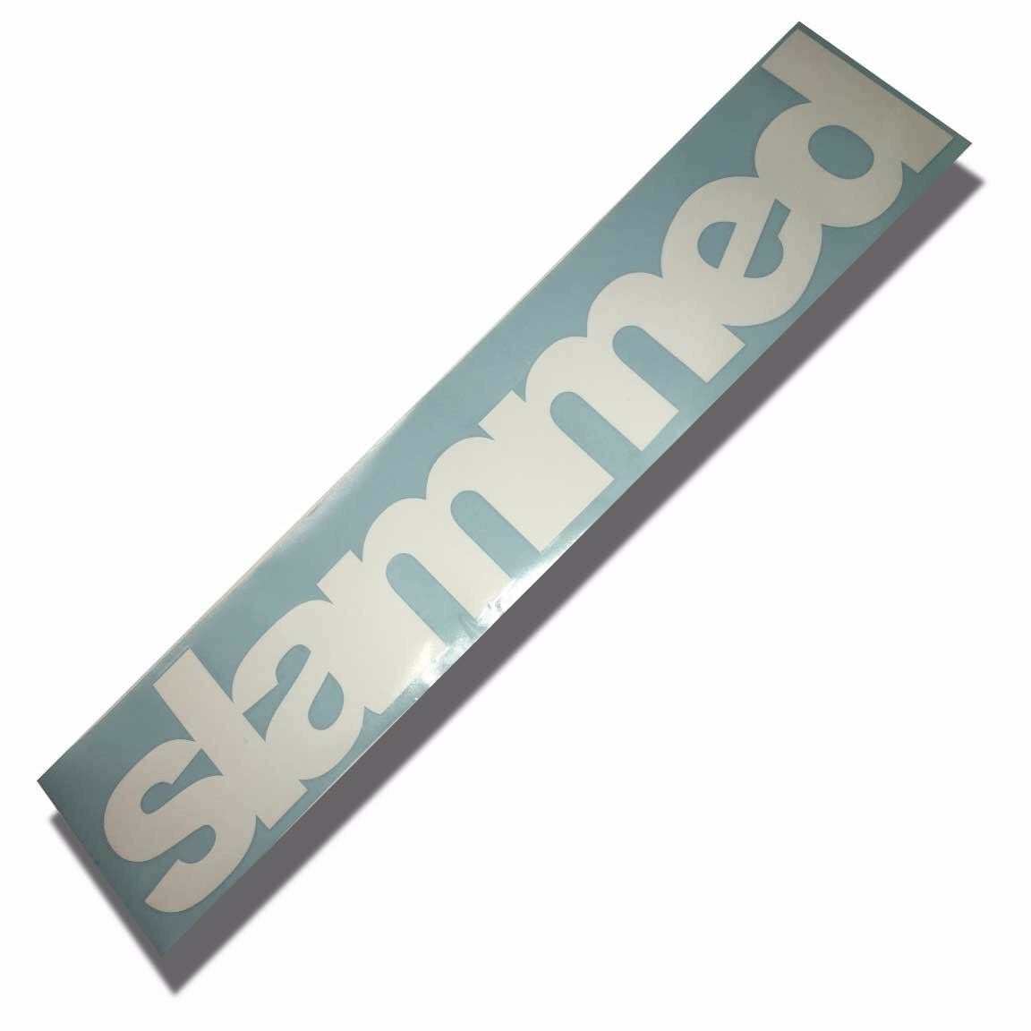 Slammed Windshield Banner Decal Sticker 5x28" Funny Jdm