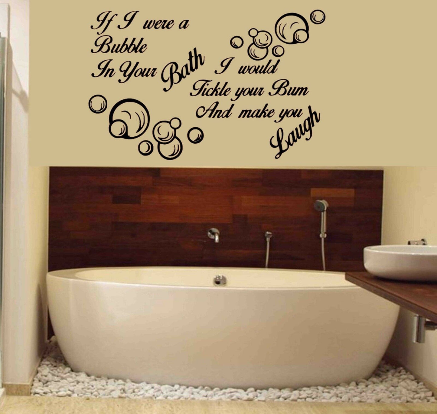 Hot 44 CM X 28 CM Vinyl Cut Wall Art Vinyl Sticker For Bathroom Shower Room Glass Mirror Decal Art