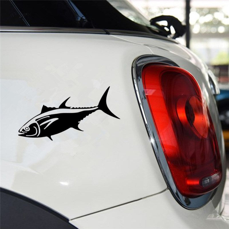 20.3*7.5cm BLUEFIN TUNA Fish Vinyl Decal Car Window Bumper Stickers Animal Car Accessories 6 Colors
